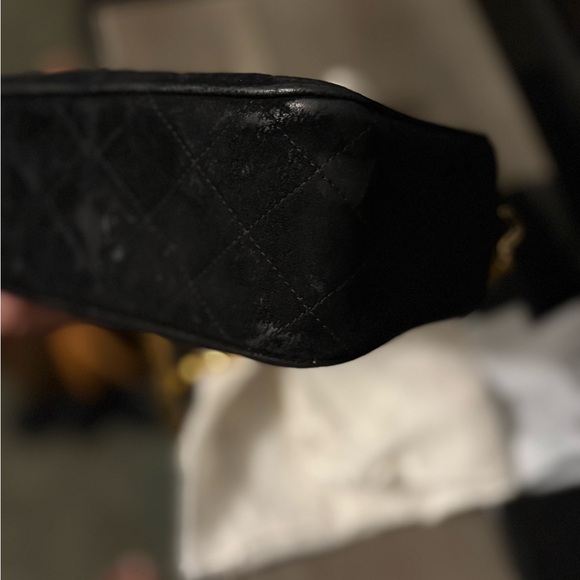 Chanel RARE 1980s Bijoux Black Suede Camera Bag - Picture 10 of 16